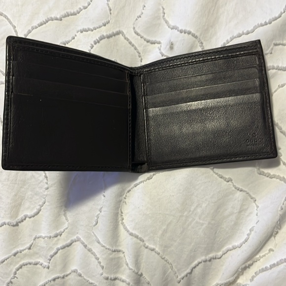 GUCCI GG Coating Canvas Leather Bifold Wallet Compact Wallet - Picture 2 of 6